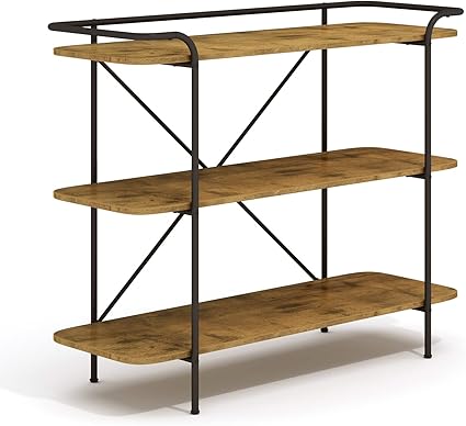 wood iron shelf 670*600*225〈ブラウン〉-